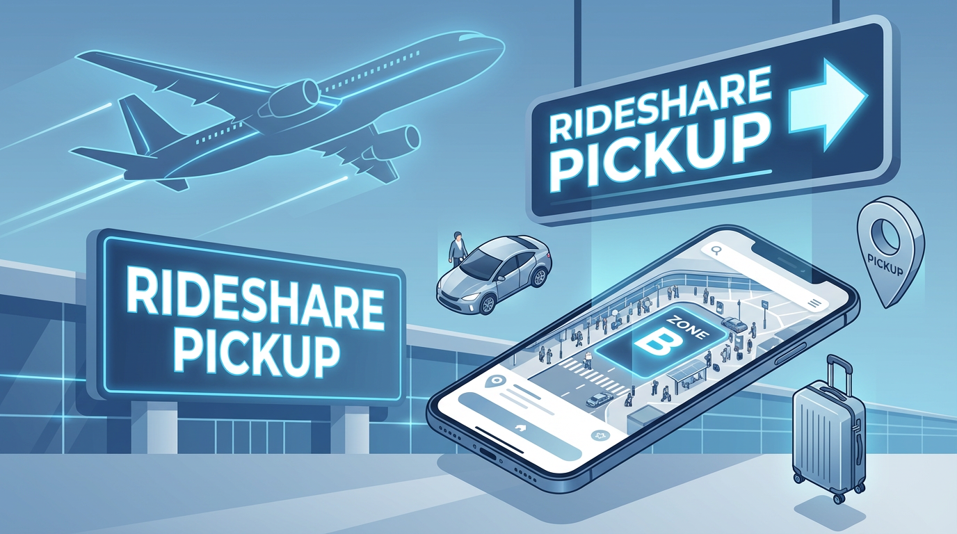 Uber at US airports: how pickups actually work and what to expect